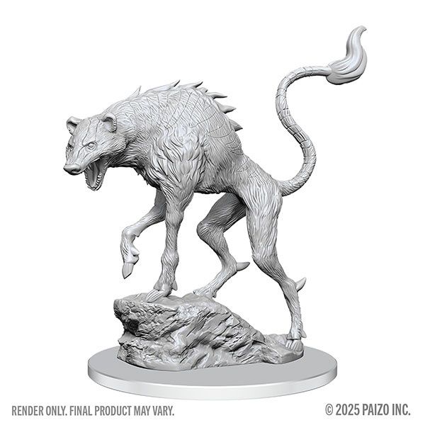 Pathfinder Battles Deep Cuts Miniatures: Unpainted Minis- Wave 28- Leucrotta Pathfinder Battles Deep Cuts Miniatures: Unpainted Minis- Wave 28- Leucrotta