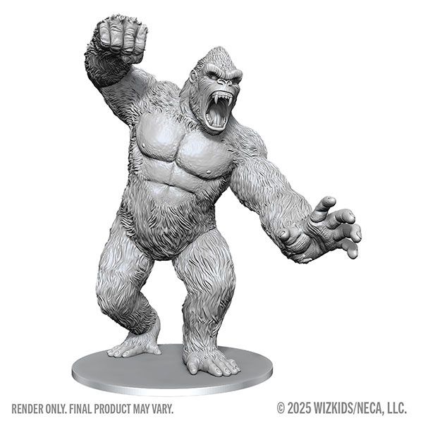 WizKids Deep Cuts: Unpainted Minis- Wave 28- Kong WizKids Deep Cuts: Unpainted Minis- Wave 28- Kong
