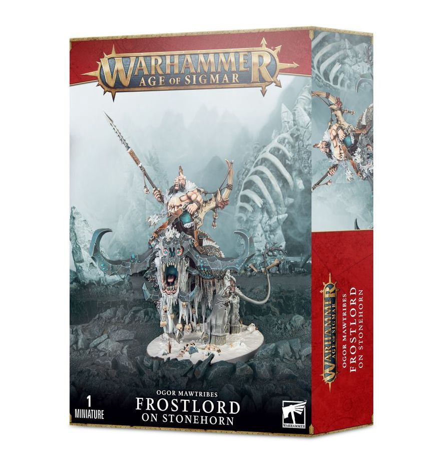Ogor Mawtribes: Frostlord On Stonehorn Ogor Mawtribes: Frostlord On Stonehorn