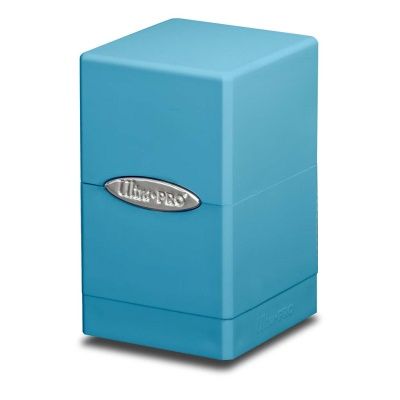 Deckbox: Satin Tower 100+ Solid- Light Blue
