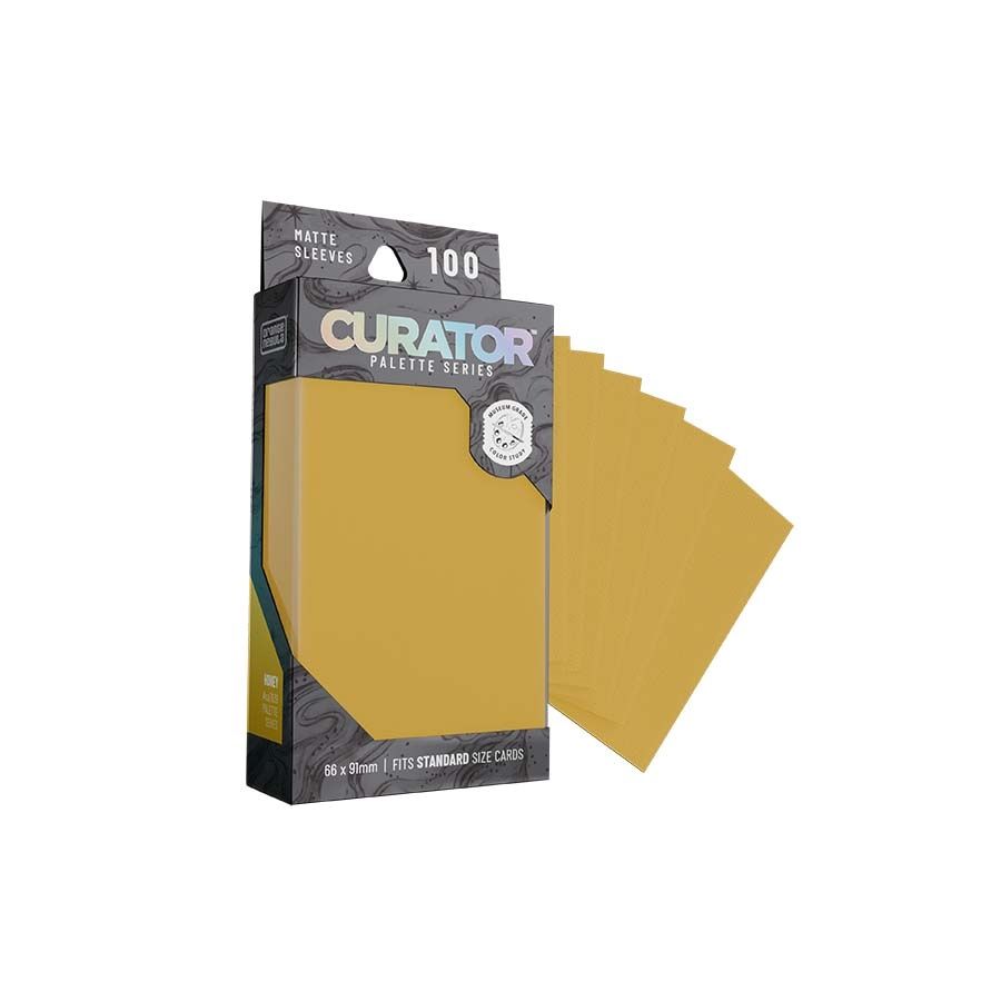 Orange Nebula: Curator: Palette Sleeves: Honey (Yellow) (100Ct)