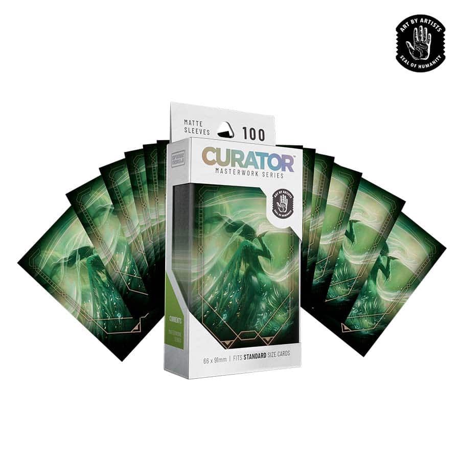 Orange Nebula: Curator: Masterwork Sleeves: Currents (Sergio Chaves) (100Ct)