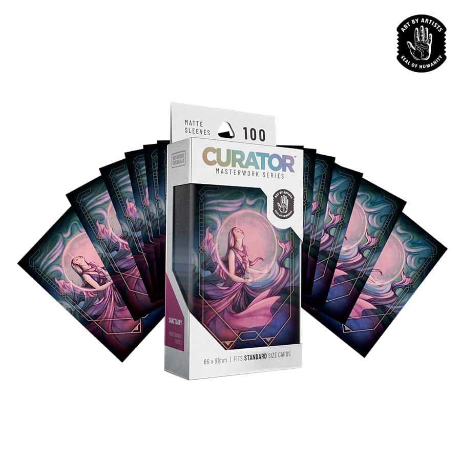 Orange Nebula: Curator: Masterwork Sleeves: Sanctuary (Brittany Bowman) (100Ct) Orange Nebula: Curator: Masterwork Sleeves: Sanctuary (Brittany Bowman) (100Ct)