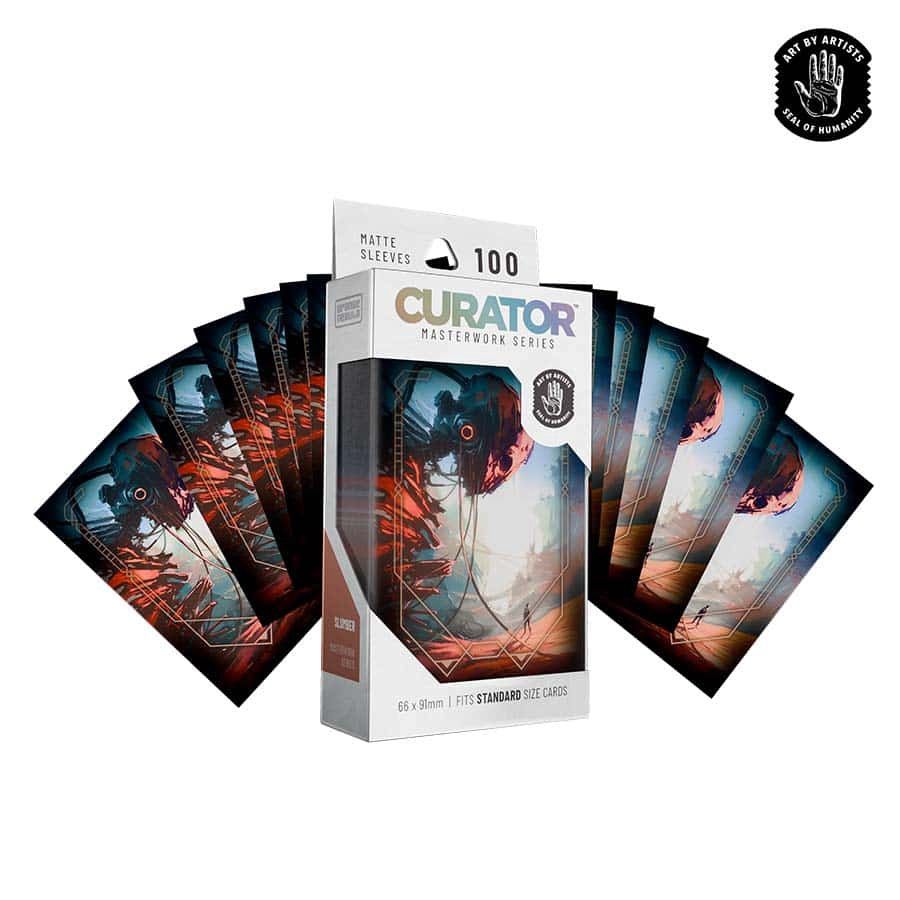 Orange Nebula: Curator: Masterwork Sleeves: Slumber (Ninjajo) (100Ct)