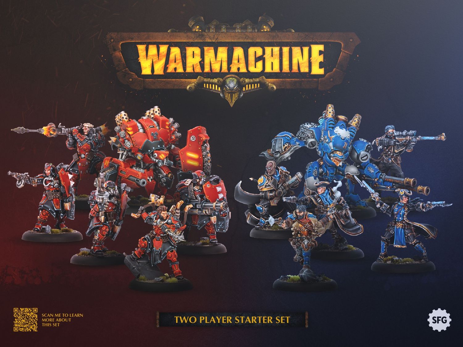 Warmachine: 2-Player Starter Set - Khador vs Cygnar Warmachine: 2-Player Starter Set - Khador vs Cygnar