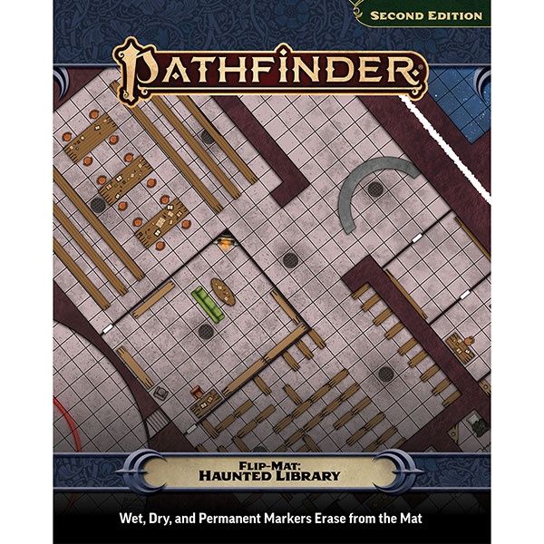Pathfinder RPG: Flip-Mat- Haunted Library