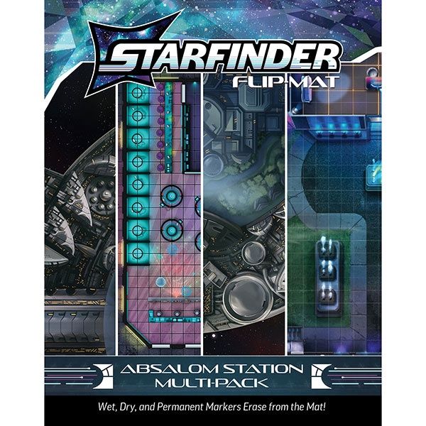 Starfinder RPG: Flip-Mat- Absalom Station Multi-Pack Starfinder RPG: Flip-Mat- Absalom Station Multi-Pack