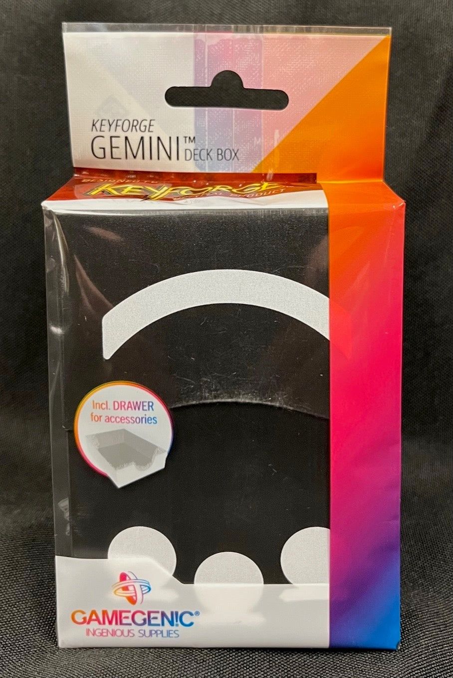 KeyForge: Gemini Deck Box - Black KeyForge: Gemini Deck Box - Black