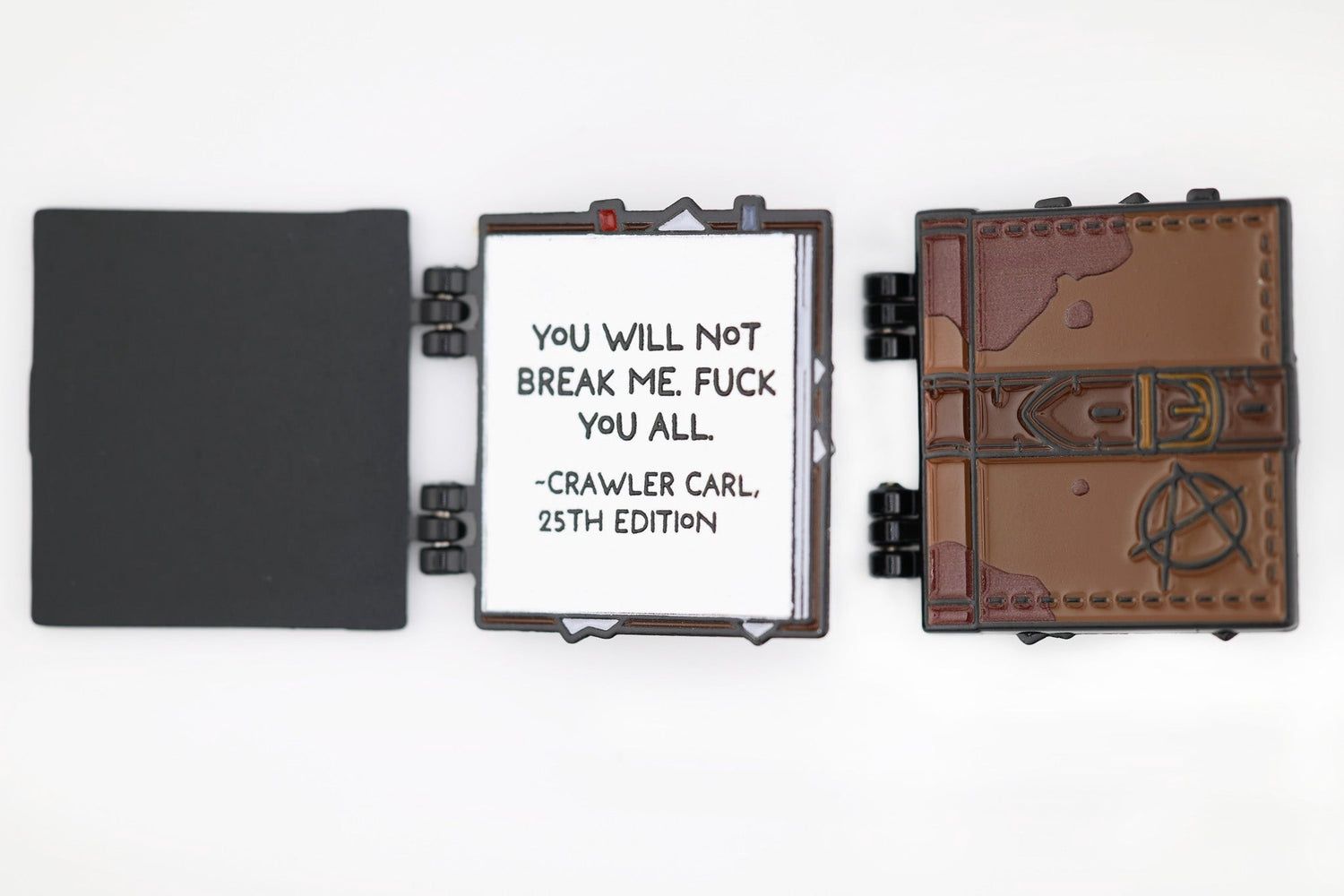 Dungeon Crawler Carl: Dungeon Anarchist's Cookbook Enamel Pin
