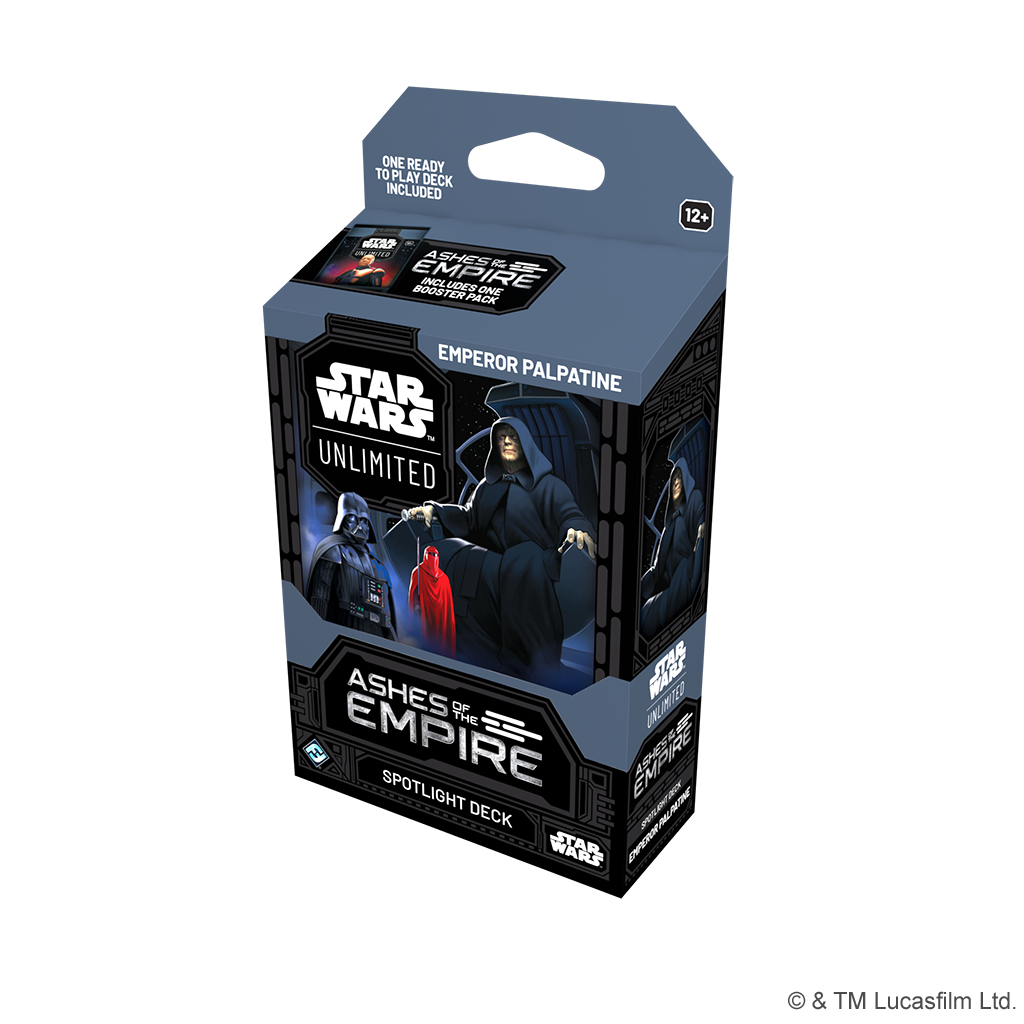 Star Wars: Unlimited - Ashes of the Empire: Spotlight Deck: Emperor Palpatine Star Wars: Unlimited - Ashes of the Empire: Spotlight Deck: Emperor Palpatine