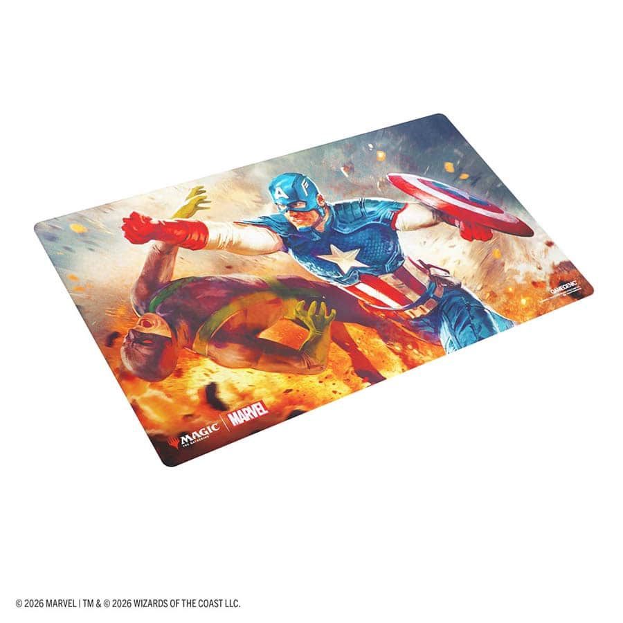 Gamegenic: MTG: MSH: Prime Playmat: Captain America Super-Soldier