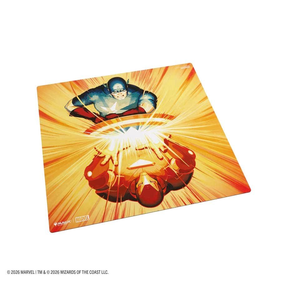 Gamegenic: MTG: MSH: Prime 2-Player Playmat: Iron Man and Captain America