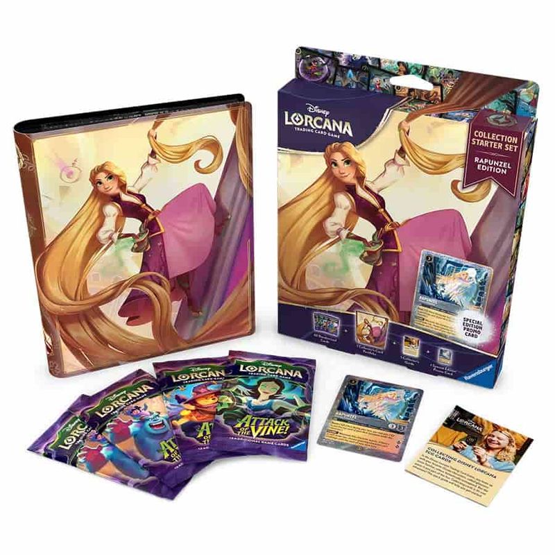 Disney Lorcana: Attack of the Vine!- Collection Starter Set- Rapunzel