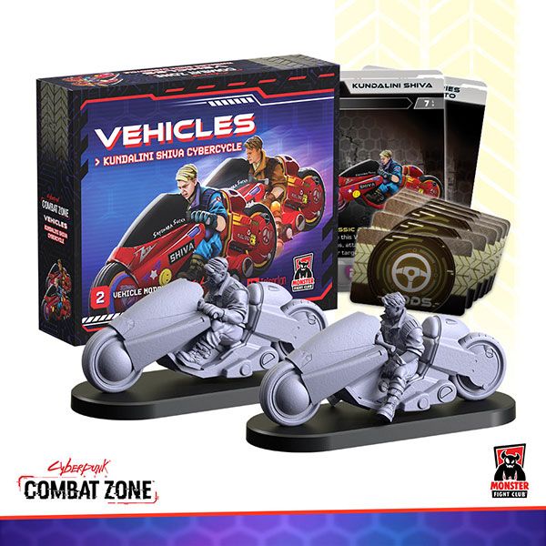 Cyberpunk Red: Combat Zone- Vehicles- Kunalinda Shiva Cybercycle