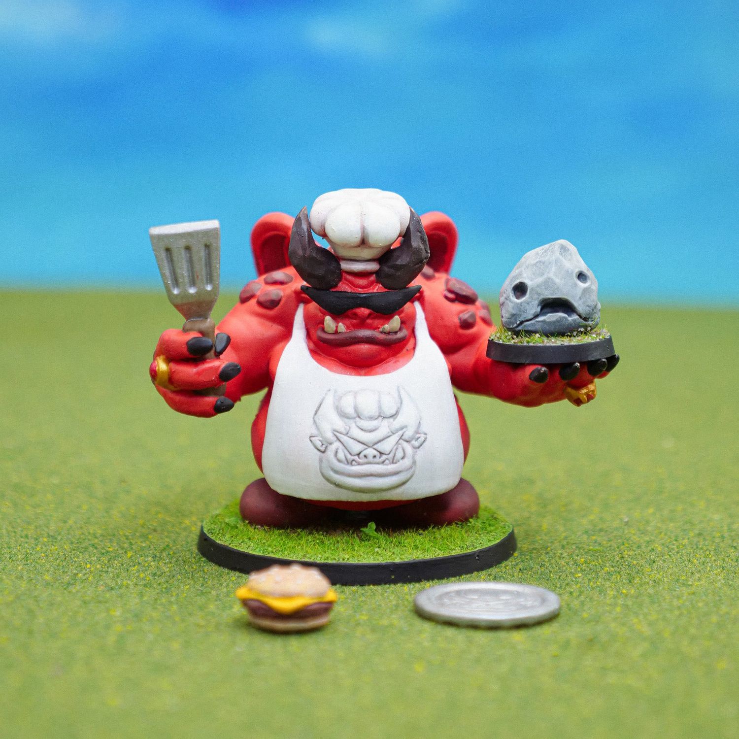 Monster Friends: Battle for New Florida - Mr Devil Summer Cook Out (Limited Edition) 60mm Resin Model Monster Friends: Battle for New Florida - Mr Devil Summer Cook Out (Limited Edition) 60mm Resin Model