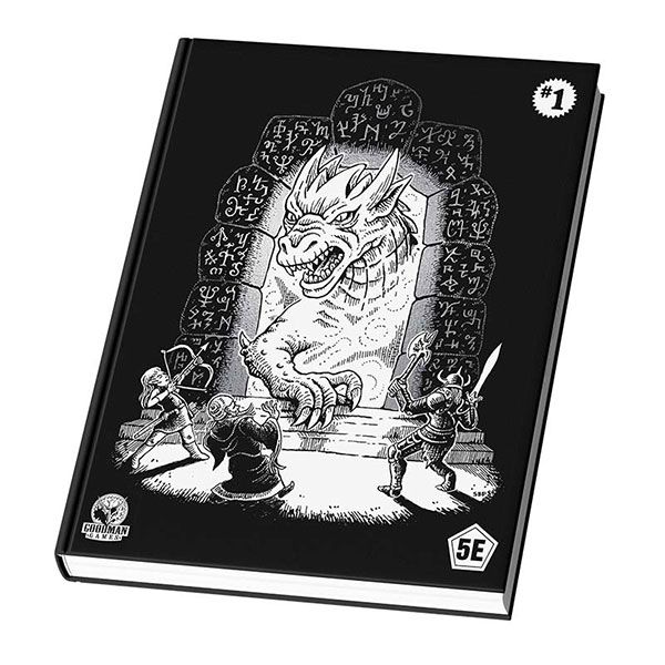 5E Adventure: Old School Adventures- #1 Ruins of the Twilight Marches (B/W silver foil Poag cover) 5E Adventure: Old School Adventures- #1 Ruins of the Twilight Marches (B/W silver foil Poag cover)