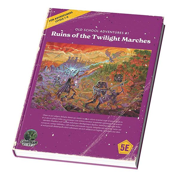 5E Adventure: Old School Adventures- #1 Ruins of the Twilight Marches (Color McAusland cover)