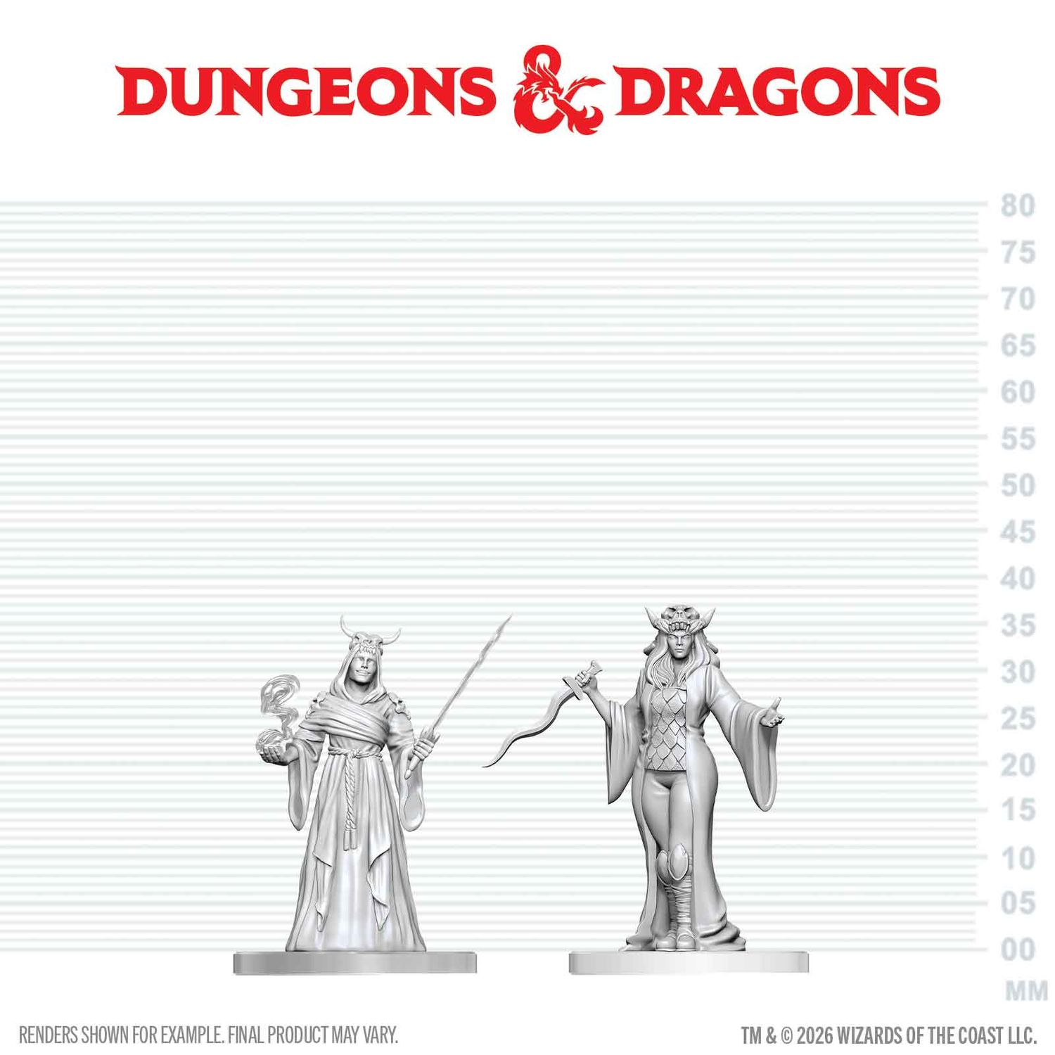 D&D Nolzur's Marvelous Miniatures: Cultist Fanatic & Hierophant D&D Nolzur's Marvelous Miniatures: Cultist Fanatic & Hierophant
