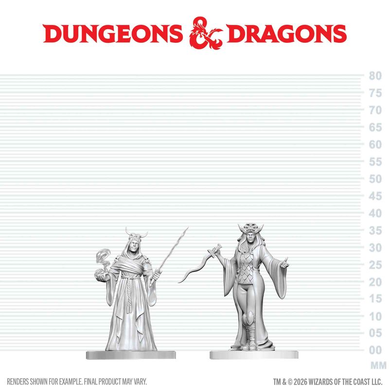 D&D Nolzur's Marvelous Miniatures: Cultist Fanatic & Hierophant