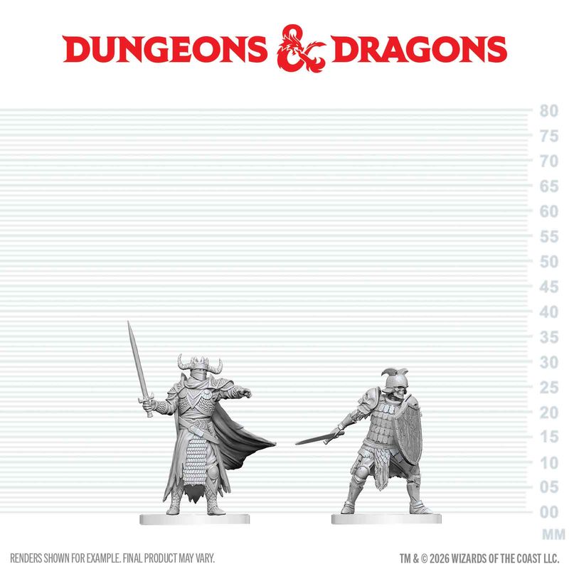 D&D Nolzur's Marvelous Miniatures: Death Knight & Death Knight Aspirant