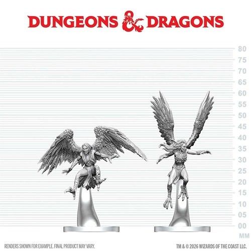 D&D Nolzur's Marvelous Miniatures: Harpies D&D Nolzur's Marvelous Miniatures: Harpies