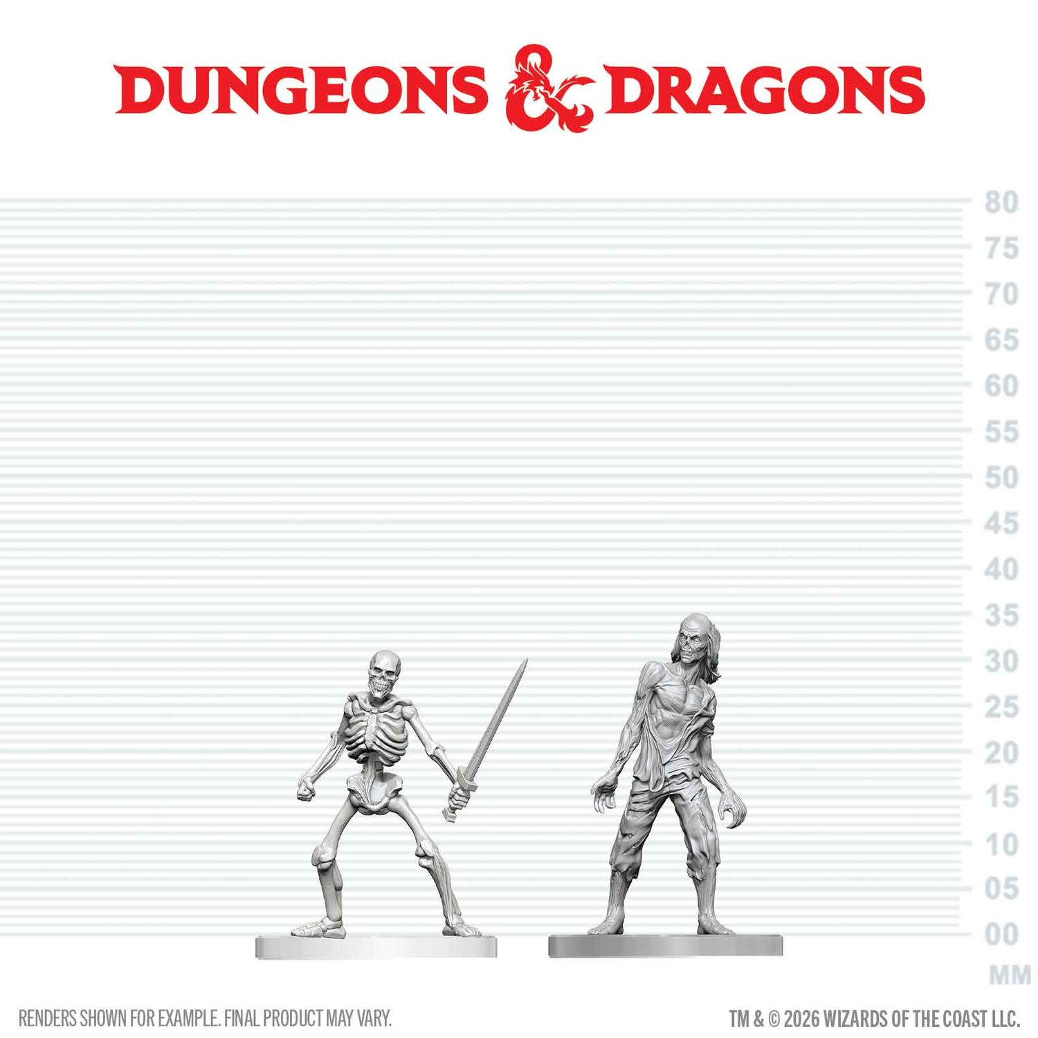 D&D Nolzur's Marvelous Miniatures: Zombie & Skeleton D&D Nolzur's Marvelous Miniatures: Zombie & Skeleton