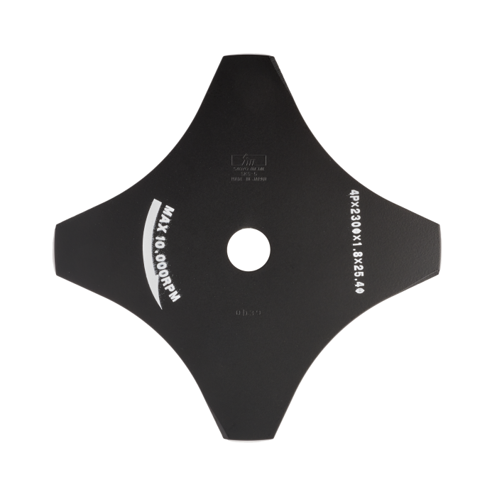 Honda 4-Tooth Metal Blade - Curved Cutting Edge