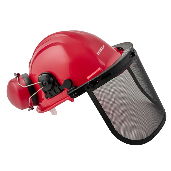 Honda Helmet with Faceshield and Earmuffs