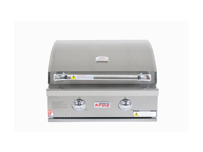 Grandfire Classic 26" in-built bbq head, SS grills &amp; hotplate, flame tamer