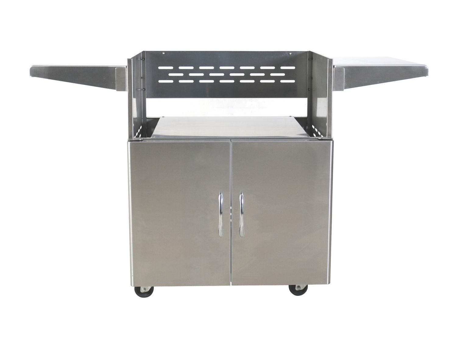 Grandfire Full SS 26"Cart, Double door access with Gas Tank Slider Tray,plus a complementary cover included