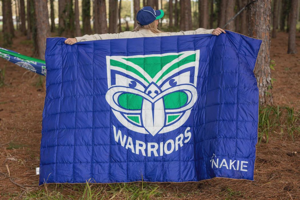 NRL Sustainable Down Puffy Blanket - warriors