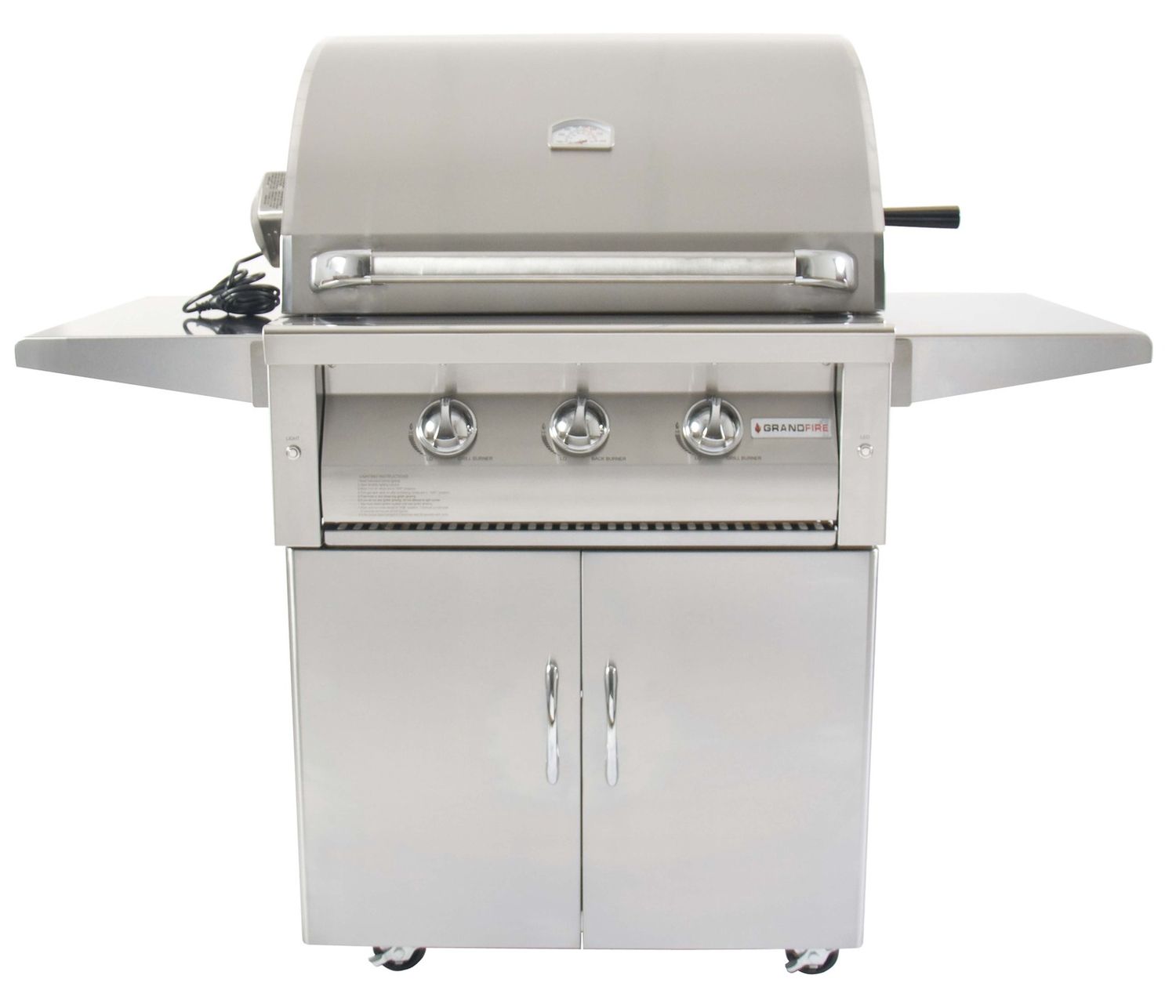 Grandfire Deluxe 30" BBQ complete with two shelves