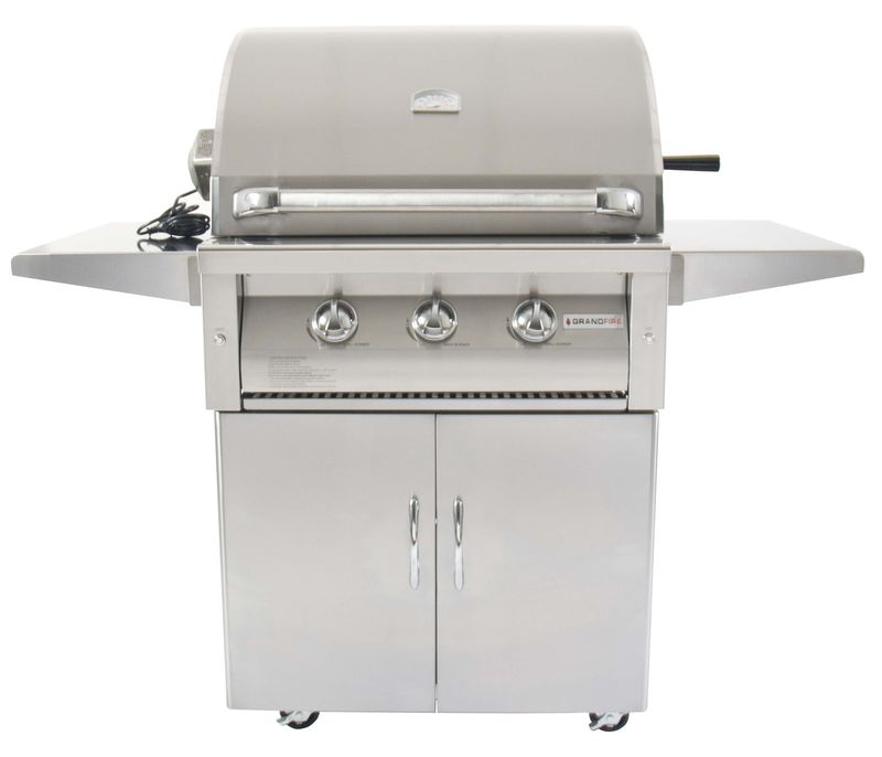 Grandfire Deluxe 30" BBQ complete with two shelves