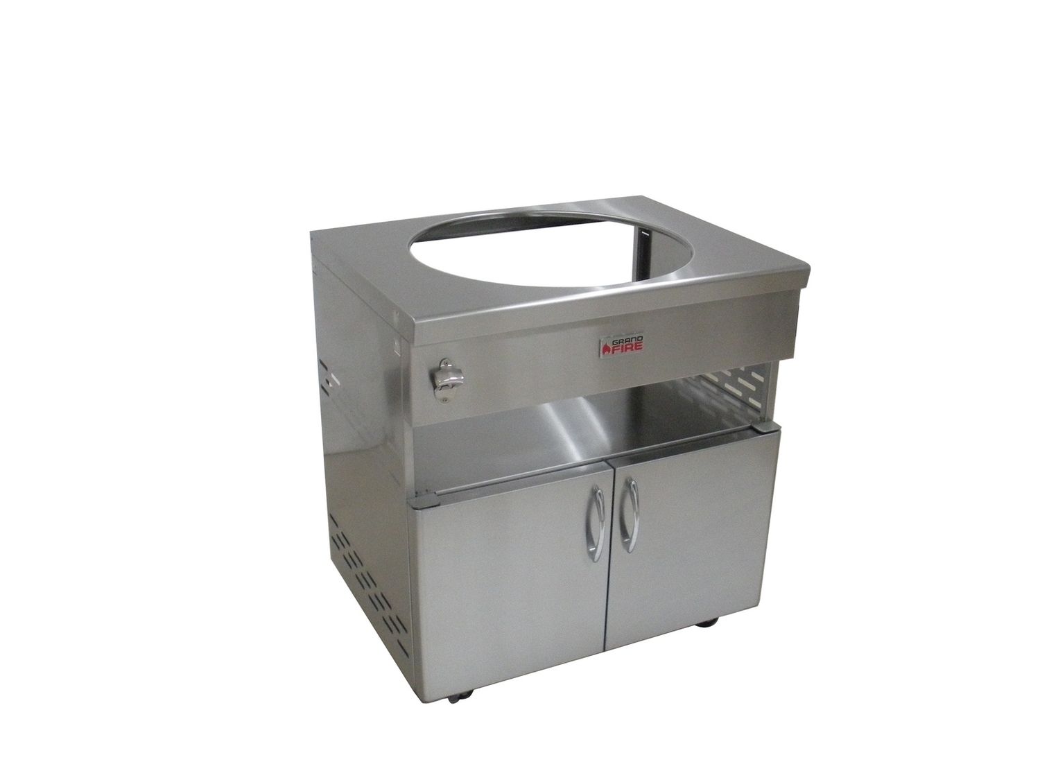 Grandfire Classic Profile Kamado Grill Table - Stainless Steel