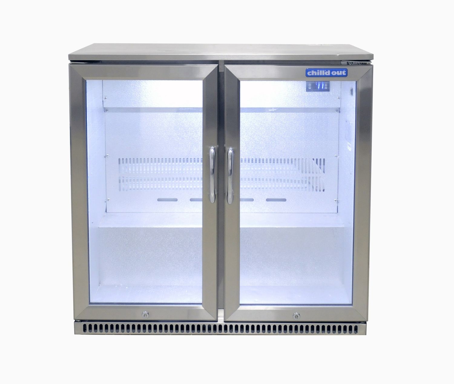 Grandfire Gill'd Out double door alfresco Fridge - 865(W) x 500(D) x 850(H)mm