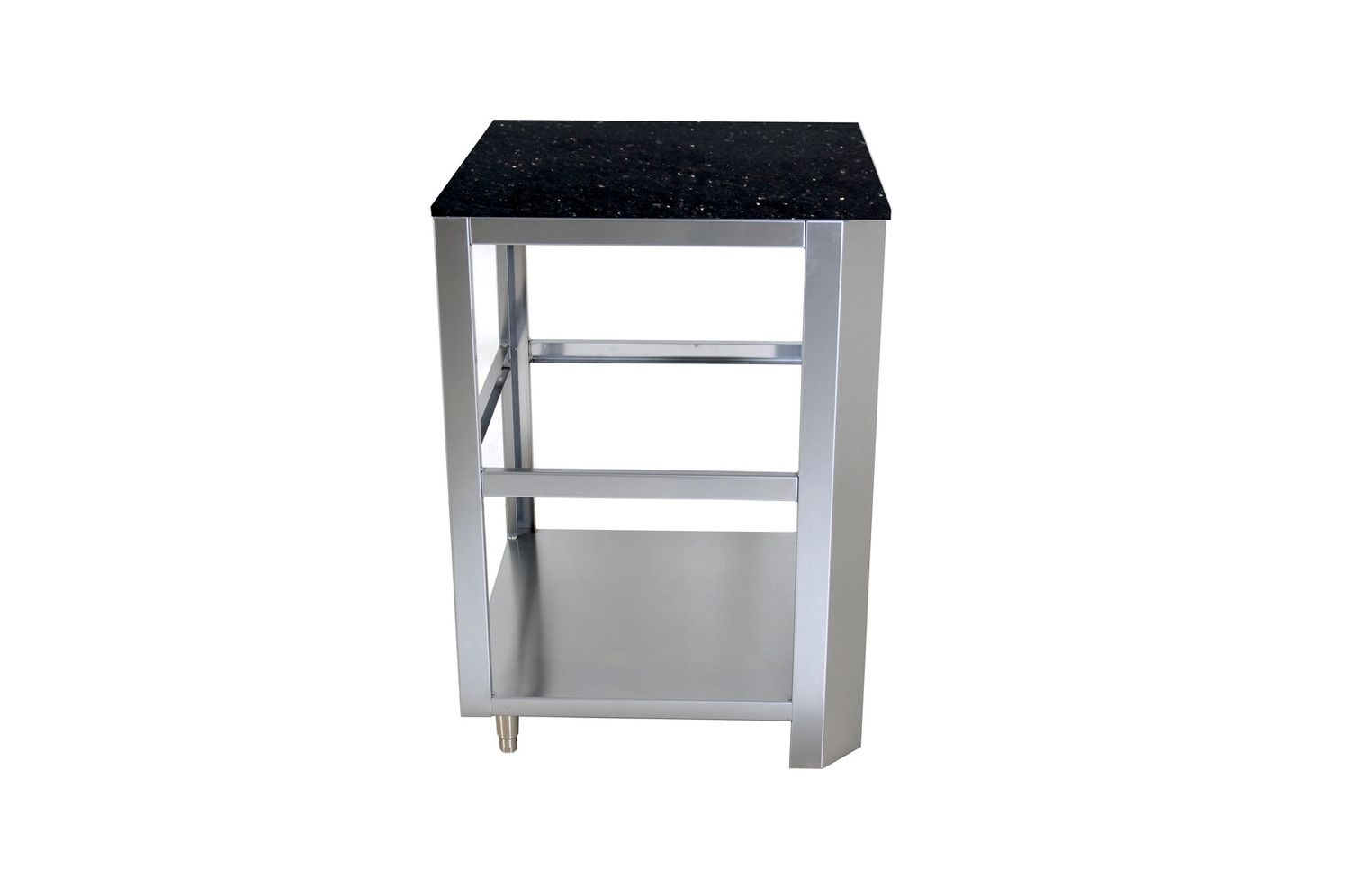 Grandfire Classic profile Standard Corner Unit - 627(W) x 627(D) x 894(H)mm Black Galaxy Granite Top