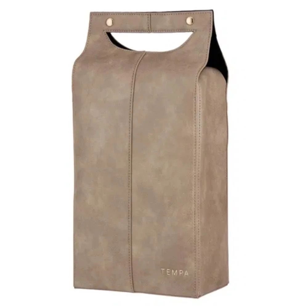 Harley Double Wine Bag by Tempa - Latte