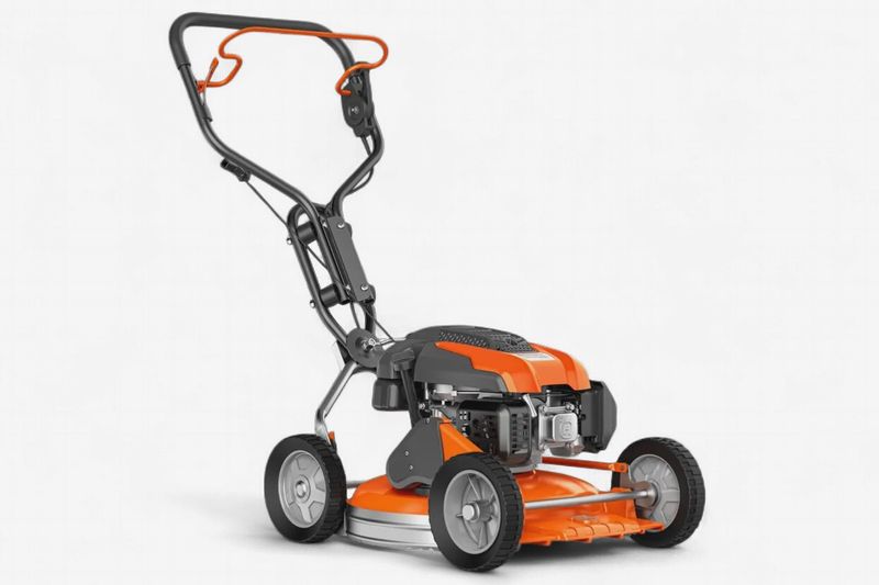 Husqvarna Lawn Mower 48cm Aluminium Deck Self Propelled Commercial 166cc BioClip