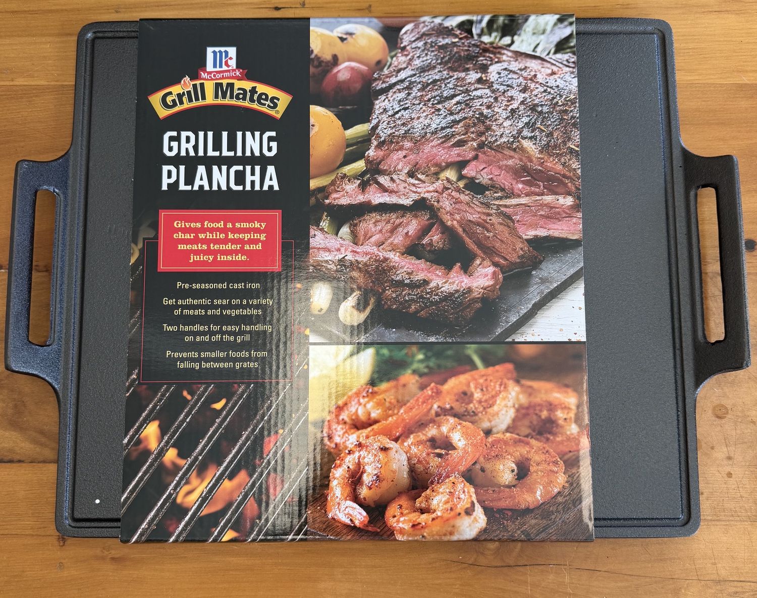 Grill Mates Cast Iron Grilling Plancha