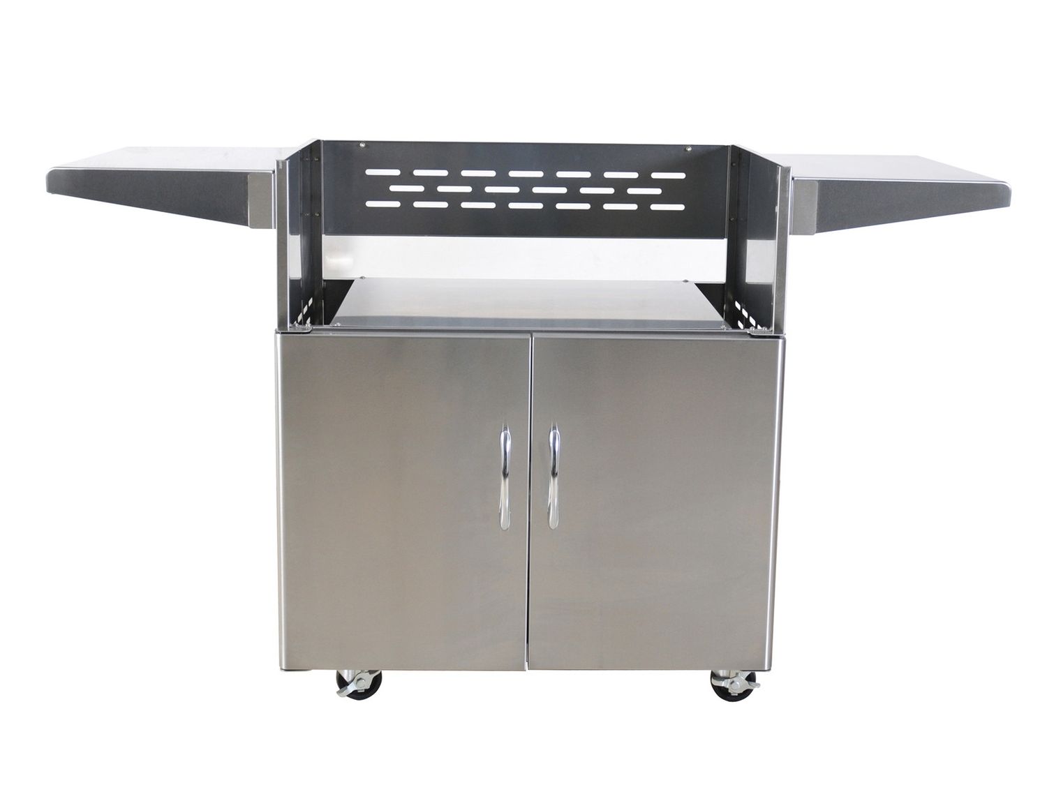 Grandfire Full SS 32"Cart, Double door access with Gas Tank SliderTray