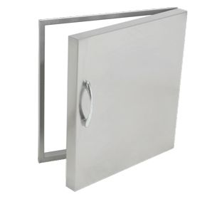 Grandfire Stainless Steel single vertical door