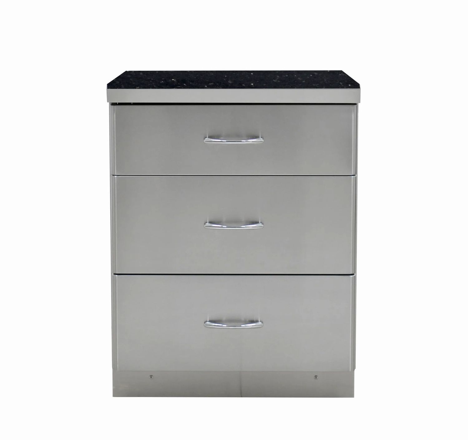 Grandfire Classic profile Utility Drawer - 684(W) x 630(D) x 894(H)mm Black Galaxy Granite Top