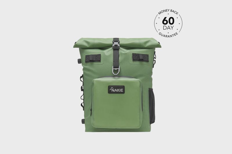 Recycled Cooler Backpack - spring green