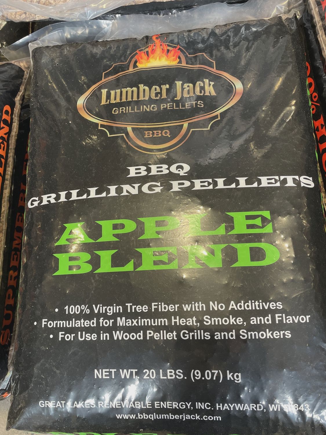 Lumberjack 100% Apple Blend Pellets 20lb