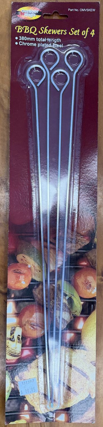 Outdoor Magic BBQ Skewers set of 4