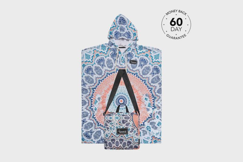 Hooded Towel Recycled Sand Free - sound of summer