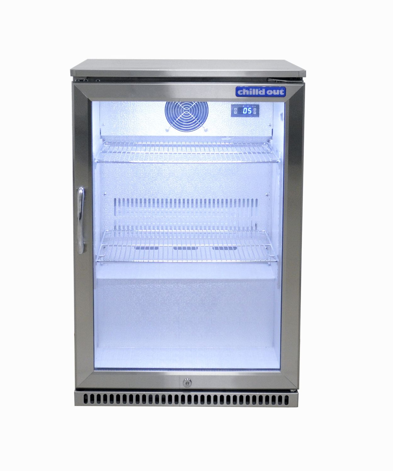 Grandfire Chill'd Out single door alfresco Fridge - 555(W) x 500(D) x 850(H)mm