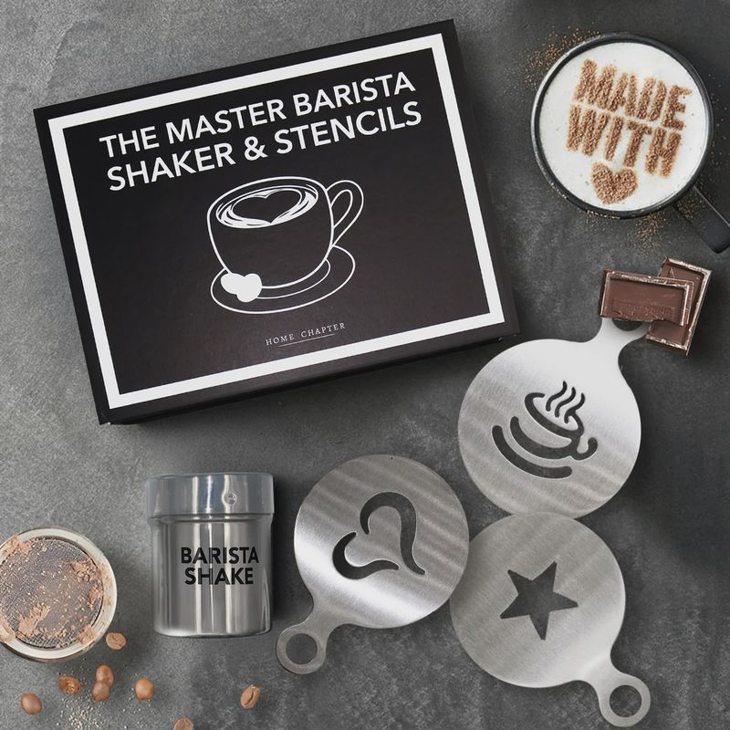 Home Chapter The Master Barista Shaker &amp; Stencils Book Box