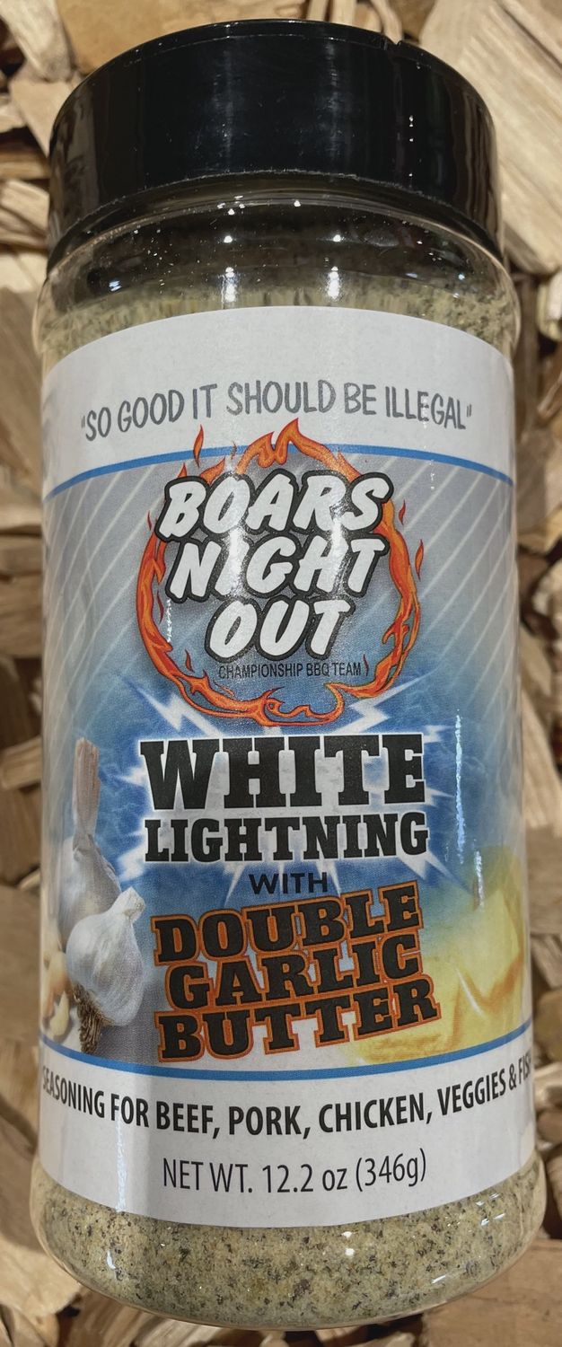Boars Night Out White Lightning Double Garlic Butter