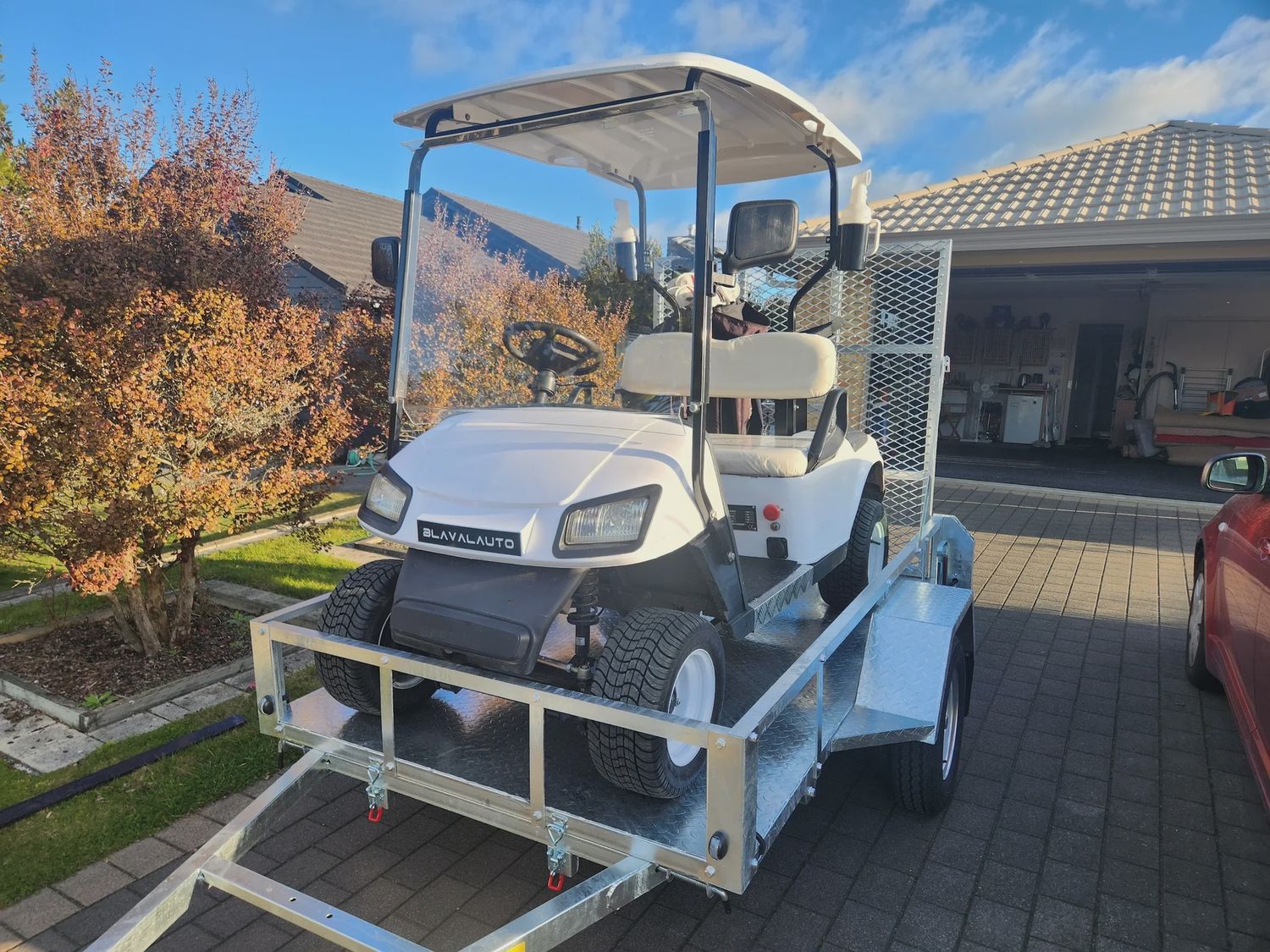 9 x 5 Single Axle Ride on Trailer
